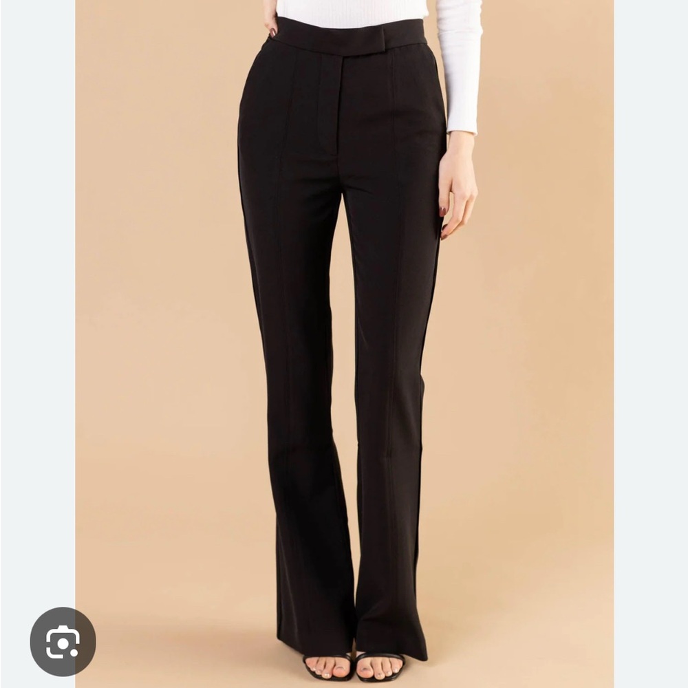 Generation Love Lucca Crepe Tuxedo Black w/ White Stripe Trousers Style#SP23519